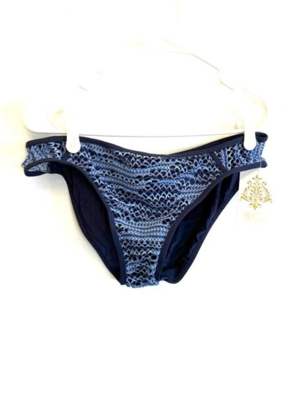 Becca Women’s Blue Hipster Bikini Bottom Size L